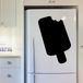 Ambiance Sticker Schoolbord muursticker - uitwisbare zelfklevende muurstickers - IJsjes - 65x45cm