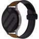 Strap-it Samsung Bracelet cuir avec D-Buckle Samsung Galaxy Watch 46mm (marron foncé)
