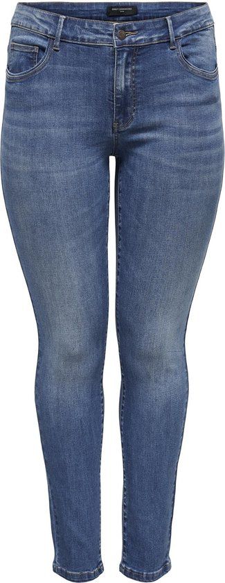 ONLY CARMAKOMA CARSALLY REG SK DNM BJ114-3 NOOS Dames Jeans - Maat 52/32 - Medium Blue Denim