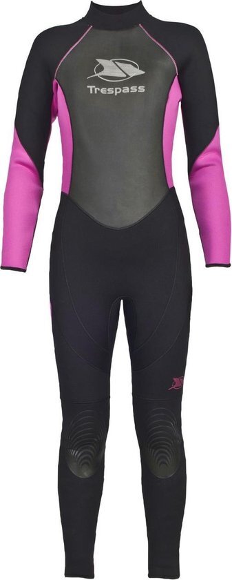 Trespass Dames Aquaria Neopreen Wetsuit met Binnenste Sleutelzak, Zwart