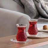 Paşabahçe Theeglazen Timeless 12-delig 155ml Transparant Glas