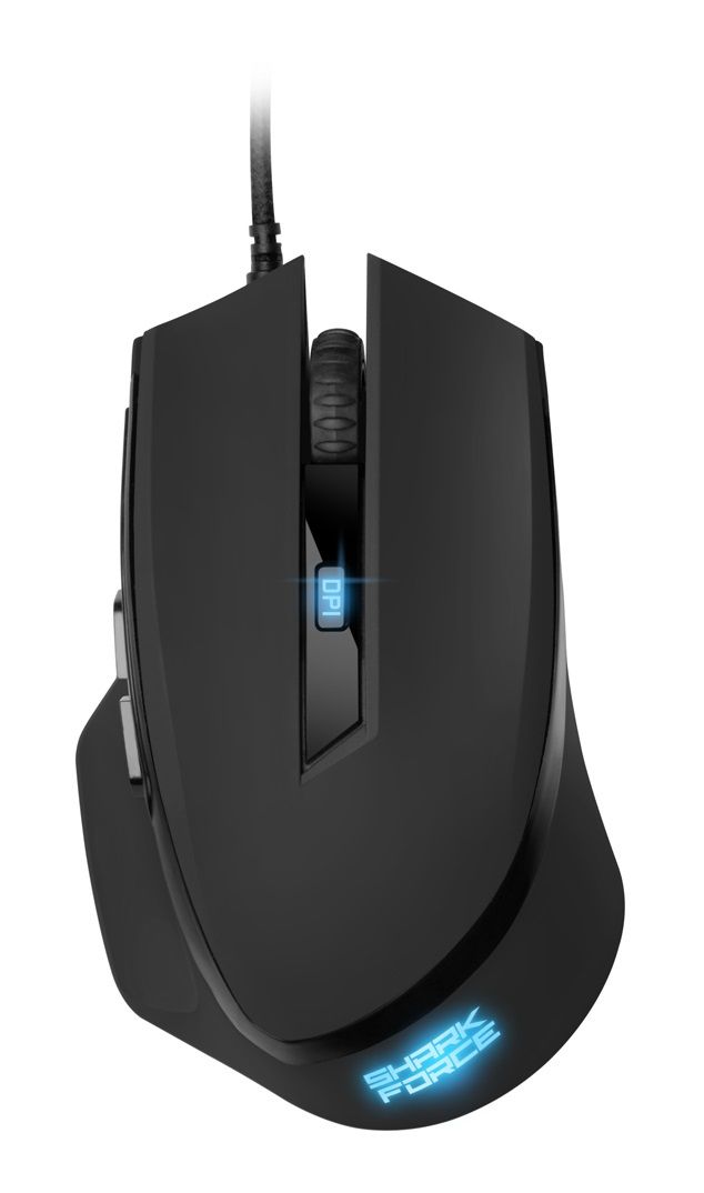 Sharkoon SHARK Force II Gaming Mouse - 4200 DPI - USB - Zwart