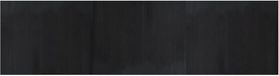 vidaXL Vloerkleed rechthoekig 80x300 cm bamboe zwart