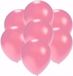 Shoppartners Bv Kleine metallic roze party ballonnen - 15x stuks - van 13 cm