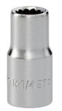 Facom R.1/4ET 1/4" 12-kant standaard dop