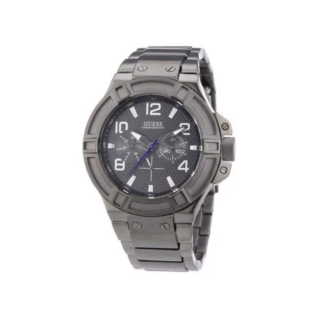 - Horloge Heren Guess W0041G1 W0218G1 45 mm