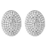 Orphelia Oorbel Bombe Pave Zirconium Sterling Zilver 925