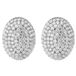 Orphelia Oorbel Bombe Pave Zirconium Sterling Zilver 925