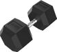 Tunturi Platinum Hexa Dumbbell - Rubber - 1x 47.5kg - Zwart
