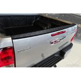 Avisa Aluminium Pickup Achterklep beschermlijst compatibel met Toyota Hilux VIII Facelift 2020- - Zwart