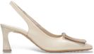 Hispanitas Giorgia beige sandale plate pour femmes
