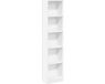 vidaXL Boekenkast 40x24x176 cm bewerkt hout wit