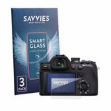 Savvies 3 Stuks Screenprotector - Sony Cyber-Shot DSC-RX10 V - Glas Transparant