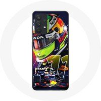 Maniacase Hoesje voor Samsung Galaxy A13 4G / A13 4G Lite Formule 1 Sergio Pérez F1 Coureur