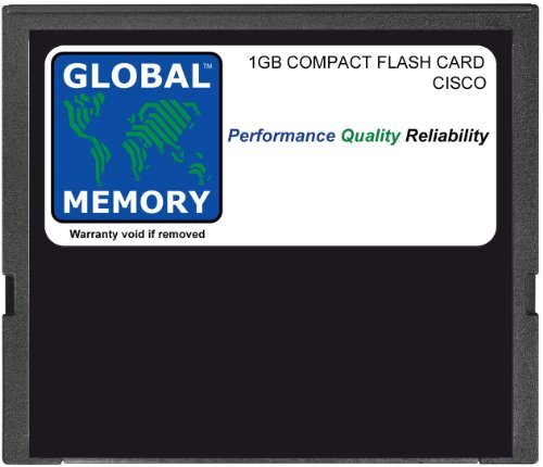 GLOBAL MEMORY 1GB COMPACTE FLASH KAART GEHEUGEN VOOR CISCO 7600 SERIE ROUTERS RSP 720 (MEM-RSP720-CF1G)