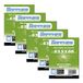 Red Glove - Set van 5 stuks 100 saffierhoezen groen 63,5 x 88 SPGREEN5P