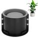 Osilifen Grote ronde siliconen plantenbak schimmel, 7 inch grote ronde betonnen mallen voor cilinder bloempot maken, DIY handwerk