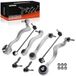 Frankberg 4 x ophangarmen + 2 x koppelingsstang + 2 x koppelingsstangkop vooras compatibel met 5-serie E60 2001-2010 5-serie Touring E61 2004-2010 vervanging # 31126760181