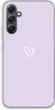 Case Company® - Samsung Galaxy A34 Case - Small Heart Purple - Soft Cover