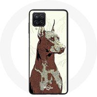 Maniacase Etui voor Samsung Galaxy A42 5G Doberman hondenras
