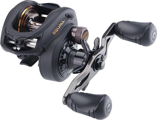 Penn Squall Low Profile 400 LH Baitcast Reel - Black - 380g