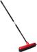 Merkloos Bezem met steel - telescoopsteel 80-130 cm - kappersbezem - rubber - 35 cm