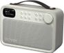 Pure Bloom DAB+ radio Bluetooth luidspreker 5.4 10 W batterij 17 uur | TFT-FM-radio, kleurendisplay, 80 favorieten, ASA-waarschuwingsfunctie, IPX5 waterdicht, wit