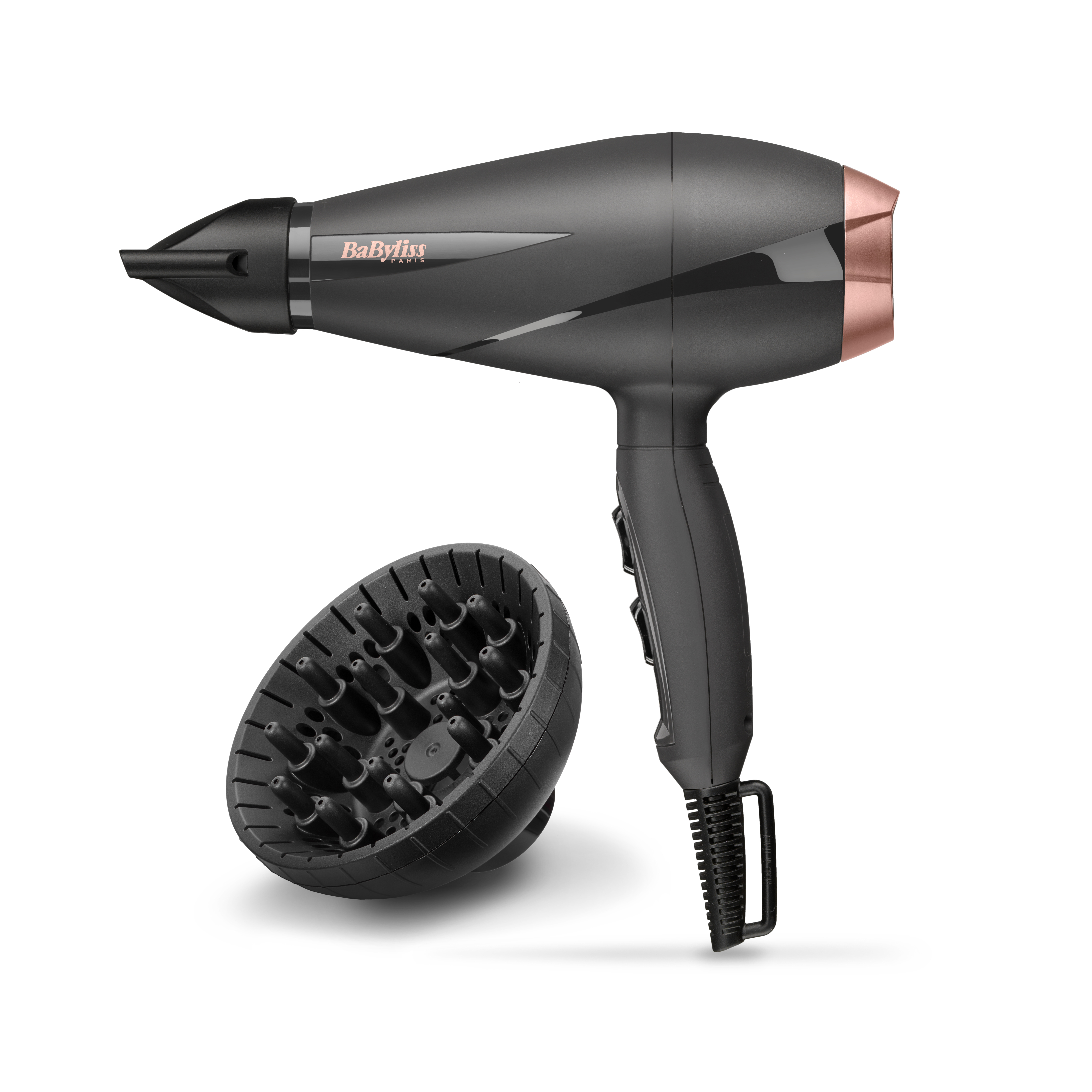 BaByliss SMOOTH PRO 2100 Hair Dryer - 2100W - Black/Pink Gold