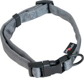 Jack And Vanilla Comfort Tube Nylon Hondenhalsband - Grijs - L