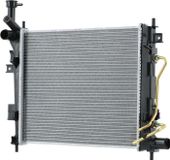 HELLA Motorkühlung Geschweißte Kühlrippen 420 x 358 mm für KIA PICANTO