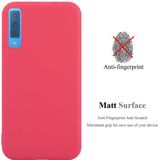 Cadorabo Samsung Galaxy A7 (2018) Hoesje - Candy Rood