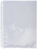 Brochurehoes Kangaro Showtassen - A4 - 23-rings - L-model - PP 0.08 - Transparant - 10 stuks