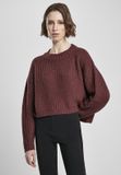 Urban Classics Wide Oversize Sweater/trui 5XL Bordeaux rood
