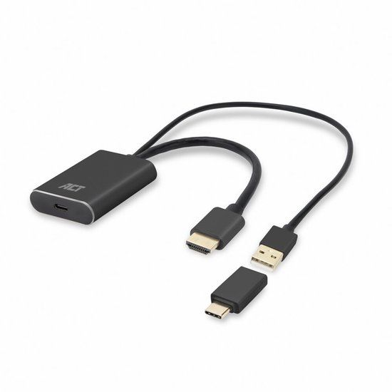 ACT HDMI naar USB Type-C female adapter, 4K@60Hz AC7537