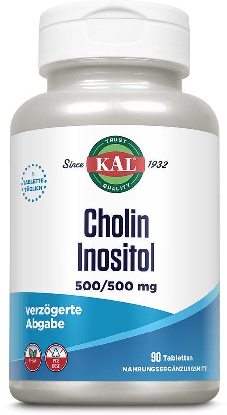 Kal Choline & Inositol 500/500 mg Tabletten