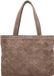 Hide & Stitches Acadia Laptoptas - 15,6 inch - Suède - Geweven Voorzijde - Werk Tas - Dames Tas - School - Leren Dames Tas - Donkertaupe