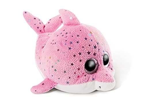NICI Glubschis Dolfijn Delfina 15 cm - Roze Knuffeldier met Glitterogen