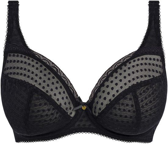 Freya SPOT-LIGHT- Dames Plunge Beha - BLACK - Maat 85H