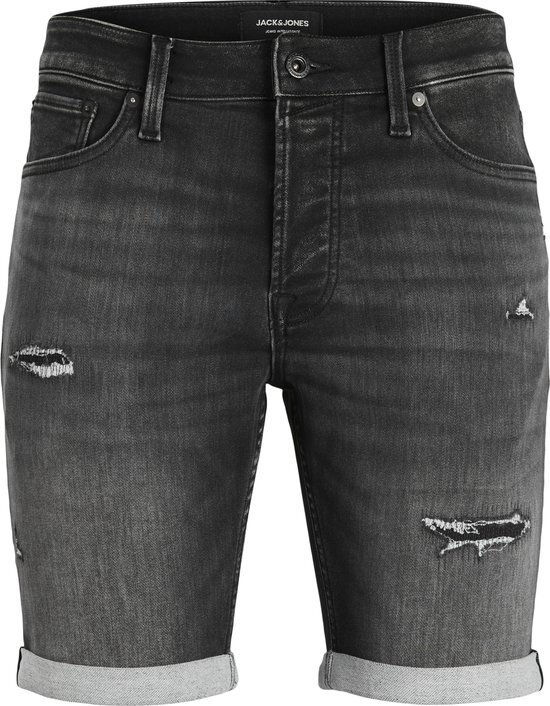 Jack & Jones Broek Jjirick Jjicon Shorts Sq 622 I.k Ss 12252247 Black Denim Mannen Maat - L