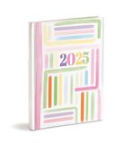 Agenda 2025 januari-december 2025, hardcover, dagelijks, meerkleurig, fuchsia