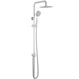 GRIFEMA G7005 Douchesysteem, Douchestang met Hoofddouche en Handdouche, Slang, Verstelbare Stang en Steun, Zonder Kraan, Chroom, Zilver