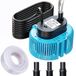 Pompe de relevage - Pompe à eaux usées - 3000 l/h - 75 W - Bleu - 5 m tuyau