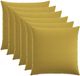 vidaXL Kussensloop Lichtgroen Katoensatijn 65 x 65 cm (6 stuks)