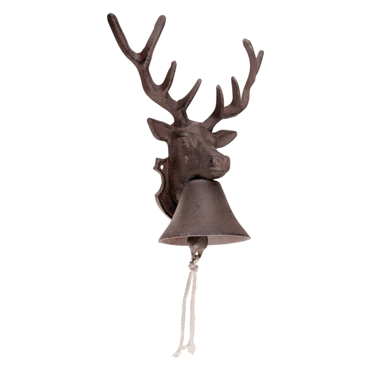 Esschert Design DB41 - Decoratieve klok - Bruin - Metaal - Muur