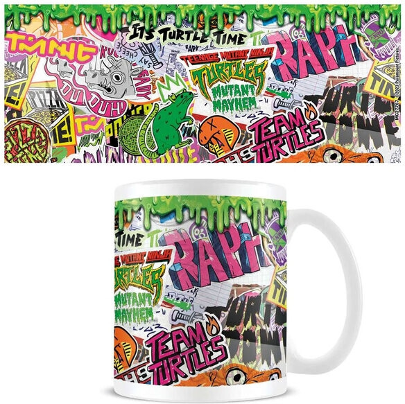 Pyramid International teenage mutant ninja turtles mutant mayhem sticker bomb mug