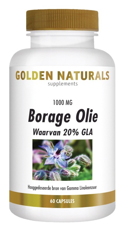 Golden Naturals Borage Olie Softgels 60 st