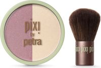 PIXI BEAUTY BLUSH DUO + KABUKI PEACH HONEY
