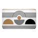 Douceur d'intérieur Memphis Tapis de bain 45 x 75 cm Microfibre Imprimé