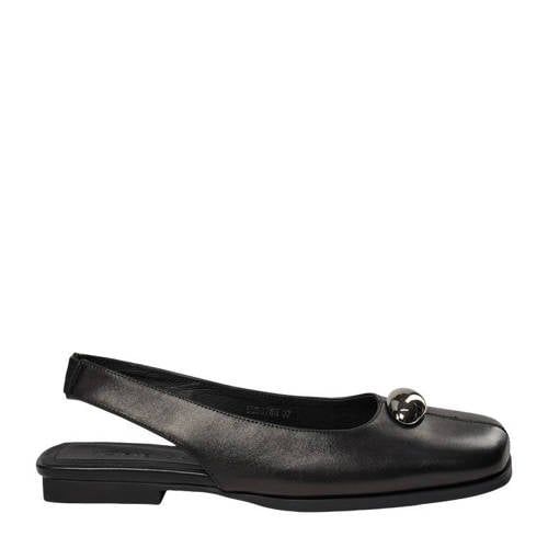 Sofie Schnoor Sofie Schnoor Kalissw leren slingback loafers - zwart