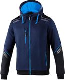HOODED Sparco Colorado Hoodie Full Zip Zwart Blauw XS